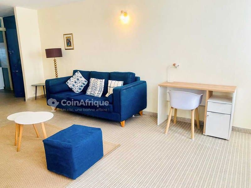 Location appartement meublé de standing 3 pièces - cocody saint jean — photo 3